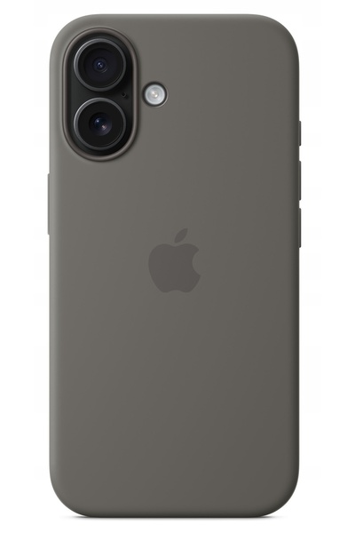 Apples to Pears Husă Apple din silicon Magsafe pentru iPhone 16, Gri Munte Înalt