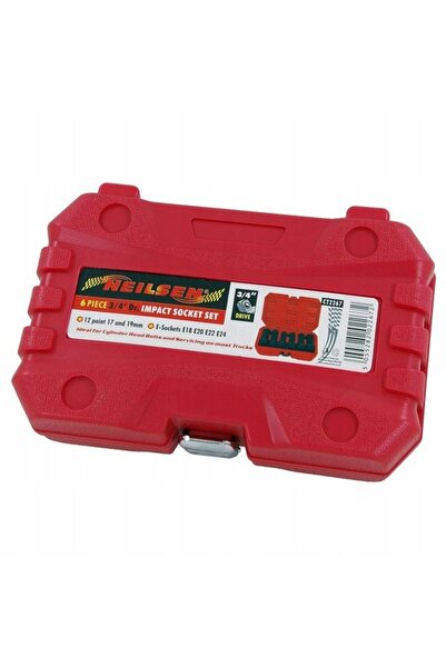 neilsen E18 E20 E22 E24 17 19 mm Set de chei Torx de impact lungi cu 12 latur...