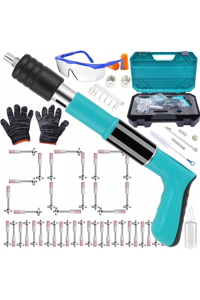 Renew Force Pistol de bătut cuie manual pentru beton, oțel, lemn, cu funcție ...