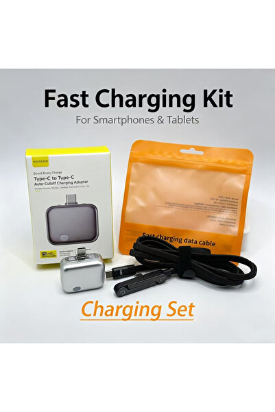 Choice Set Auto-Disconnect Charging Adapter 140W Type-C Fast Charge Safety Se...