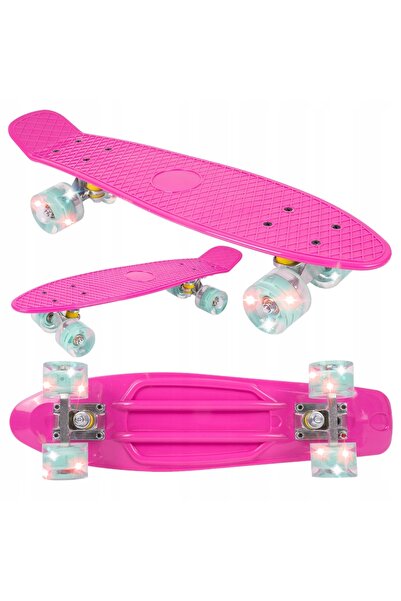Stator Skateboard Fish LED RGB 56cm ABEC-7 Roți luminoase până la 100kg
