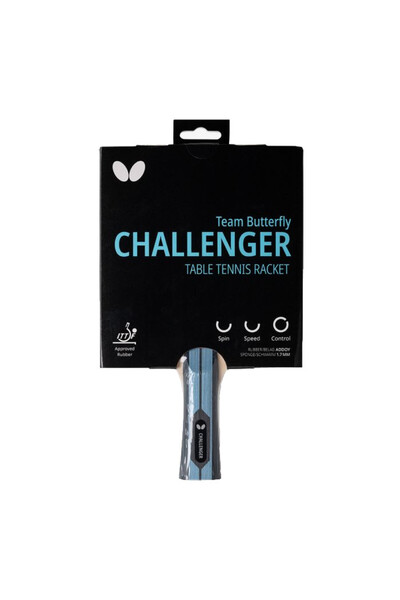 BUTTERFLYBAG Paletă de tenis de masă Butterfly Challenger pentru echipă