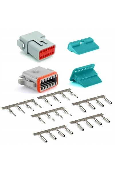 NO BRAND Kit conector DEUTSCH DT cu 12 pini și 6 căi priză electrică