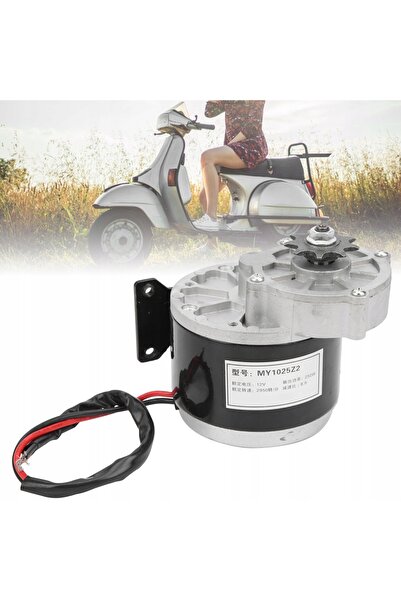 NO BRAND Motor electric 12V 250W pentru mașină electrică de popcorn, 2950 rpm