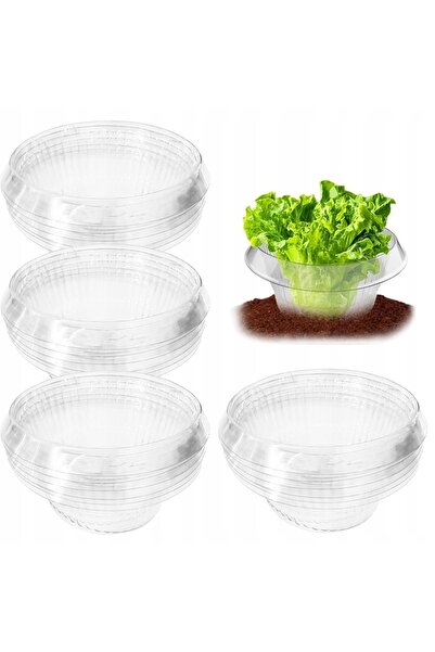 NO BRAND Protecție pentru plante, guler anti-șliții, din plastic transparent,...