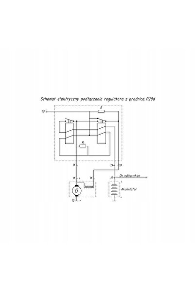 NO BRAND Regulator de tensiune pentru alternator Ursus C-360 Rg15D Polski