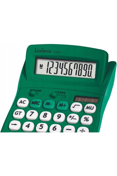 NO BRAND Calculator de birou cu 10 cifre, memorie, alimentat solar