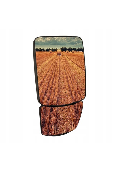 NO BRAND Oglindă Panoramică Dublă 435X223 Carcasă Nh Jd Mf Al229293 Tractor C...