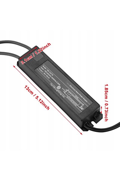 NO BRAND Transformator electronic pentru lumină neon 100-240Vac 50/60Hz 5-25W