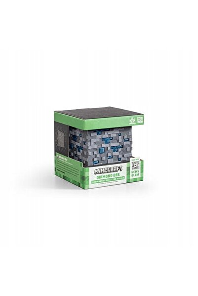 NO BRAND Lampă Roșie Diamant 3D - Minecraft