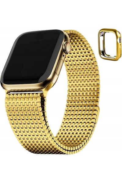 NO BRAND Carcasă cu brățară aurie Fullmosa pentru Apple Watch Se2 8/7/6/5/4/3...
