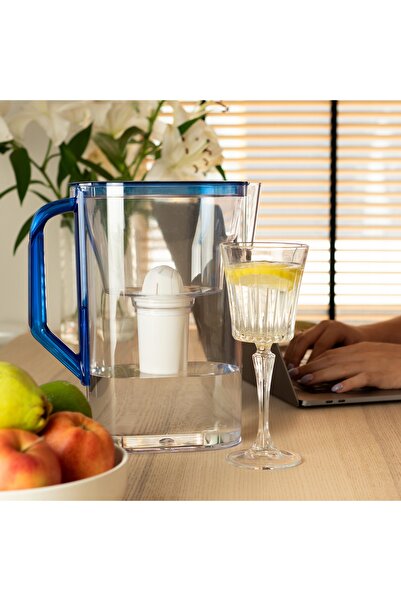 NO BRAND Wessper D3 Slim 2,7L Cană cu filtru albastru + 10 filtre