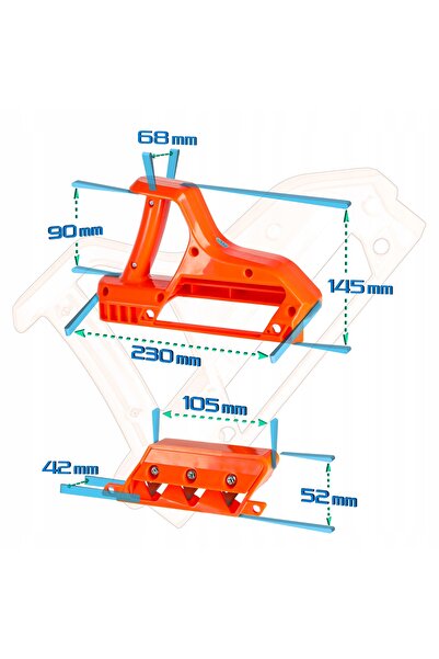NO BRAND Cutter Phaser pentru Phasing Edge 45 °   I 60 °   Plăci de gips-carton