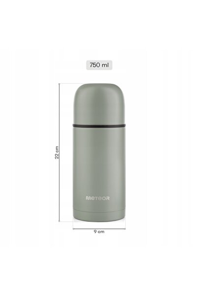 NO BRAND Termos Meteor din oțel cu izolație în vid 0.75l kaki 247