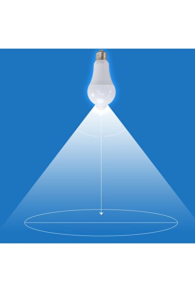 NO BRAND Bec LED cu senzor de mișcare 9W E27, infraroșu, pentru hol