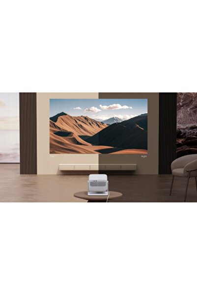 NO BRAND Proiector LCD Wanbo Vali 1 900 ANSI Android TV 11 HDMI alb