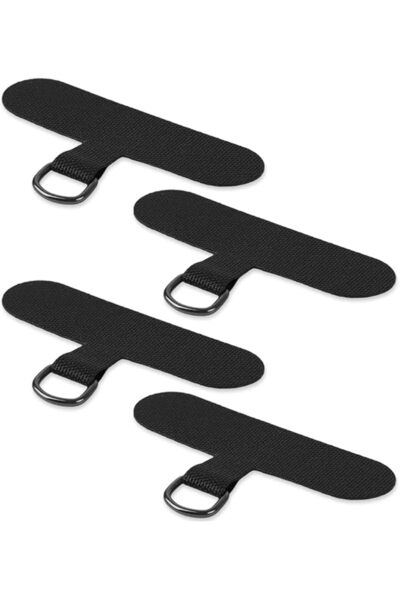 Generic 4-Pack Phone Tether Tab with Metal Buckle, 2.36'' Oxford Cloth Phone ...