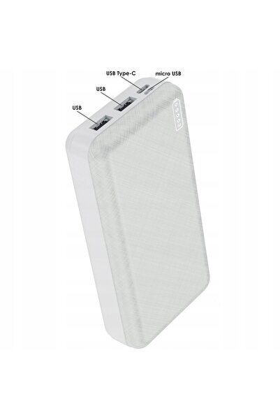 eXtremestyle POWER-BANK 20000mAh 2xUSB USB micro-USB USB-C, acumulator putern...