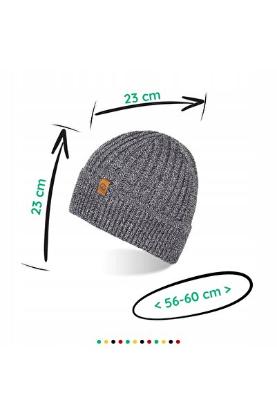 Brødrene Set căciulă și fular rulat pentru bărbați, simplu, clasic, Brodrene,...
