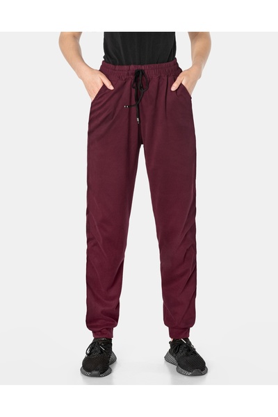 NO BRAND Pantaloni de trening groși și călduroși pentru femei, căptușiți cu f...