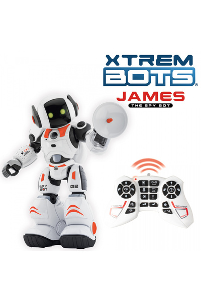 NO BRAND Robotul James, robotul spion, XTREM BOTS, interactiv