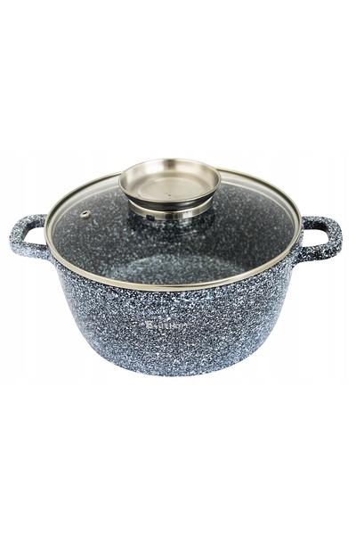 Elitehoff Set de ghivece 9el din gresie cu aspect de marmură 7054