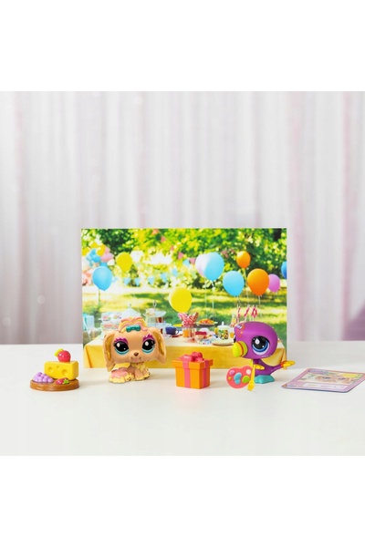 NO BRAND Littlest Pet Shop Lps Seria 2 Set Petfluencers Petrecere în Grădină