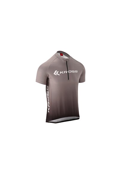 NO BRAND Tricou ciclism bărbați Kross Sport Jersey S Gri