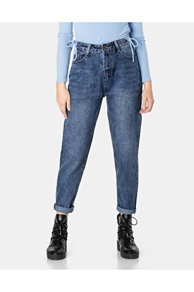 NO BRAND Blugi conici de damă, stil Texas, Mom Jeans, cu talie înaltă 318 W33