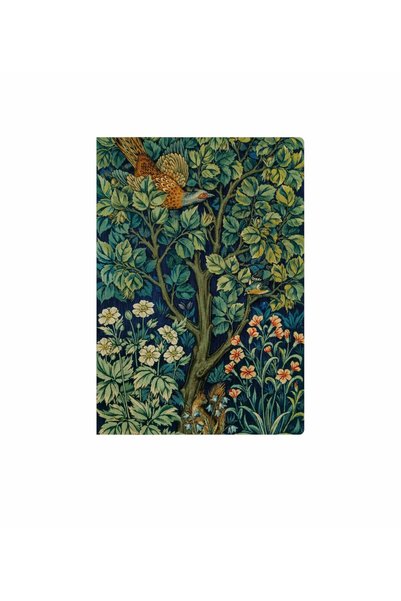 Bazen Defter مجموعة دفاتر ملاحظات A5 غير مسطرة - دفتر يوميات، دفتر كولاج، ودفتر ملاحظات 15x21 سم - محادثات في الغابة