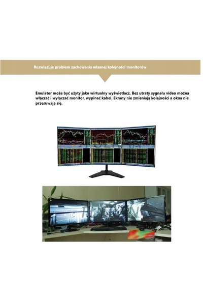 NO BRAND Emulator de monitor HDMI cu mufă HDMI - Negru