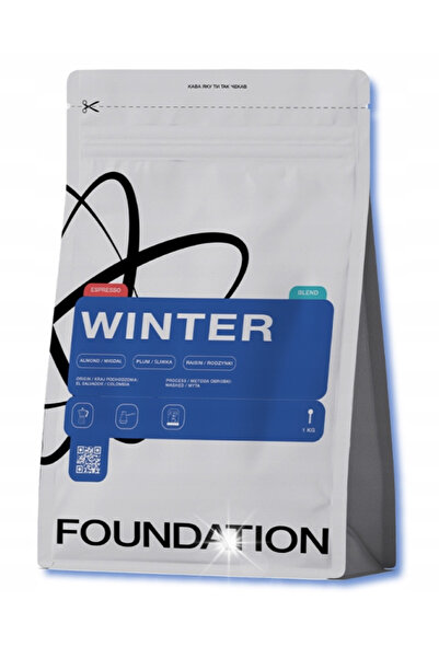 NO BRAND Boabe de cafea 1kg Proaspăt prăjite de iarnă Arabica 100% Foundation