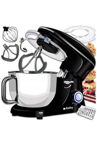 NO BRAND Robot de bucătărie Ruhhy, tip planetar, 2200 W, negru