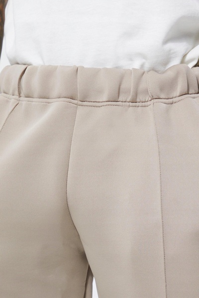 NO BRAND Pantaloni bej de trening, Foam, cu talie dreaptă și șnur, Boohoo S