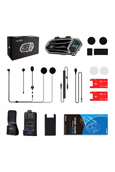 NO BRAND Interfon Moto Fodsports M1S Radio FM + Partajare Muzică + 3 Efecte S...