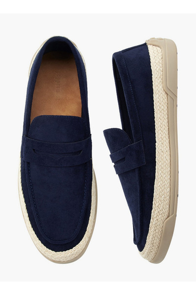Peppermint Men Textured Espadrilles Loafers