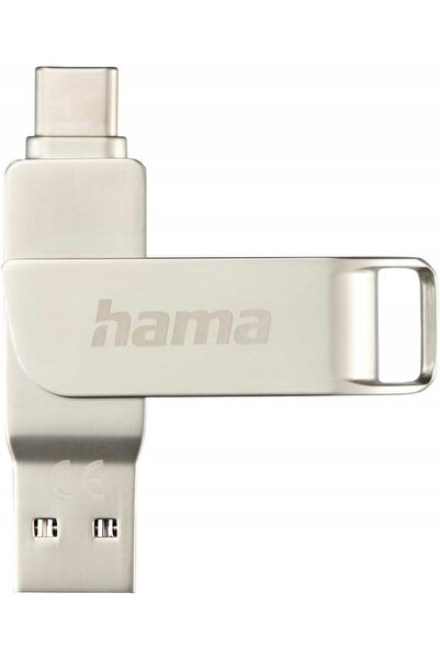NO BRAND Stick USB-C / USB-A 64GB Rapid Metalic Rotativ
