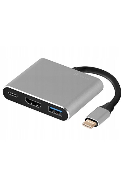Attica Tracery Cablu adaptor USB-C Tracer TRAPOD46847 USB-C HDMI 4K USB 3.0 P...