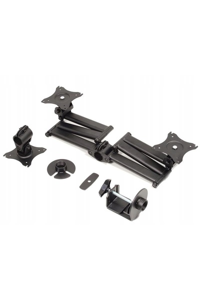NO BRAND Suport de birou Maclean Mc-691 pentru 3 monitoare 13'-27' 8 kg Vesa