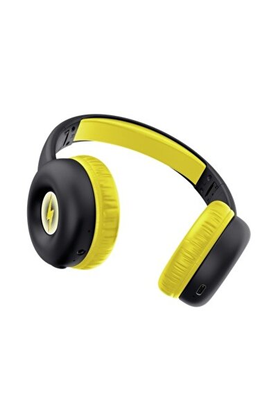 NO BRAND Căști wireless Bluetooth pentru copii, peste ureche, sigure, negre