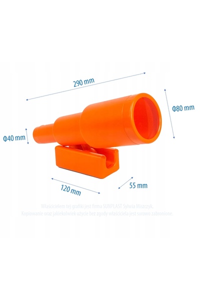 NO BRAND Telescop Lux Luneta Jucărie Copii Accesorii Loc de Joacă Jf Pomar