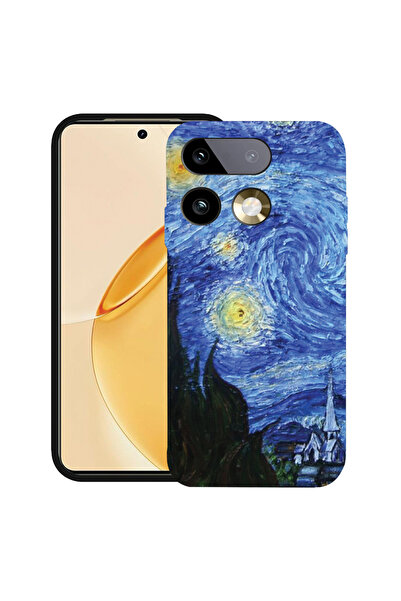 bestcase ®   Θήκη TPU Υπέρλεπτη Husa για Realme 16 Pro 5G, Βαν Γκογκ - Έναστρ...