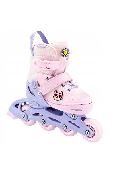 NO BRAND Role reglabile pentru copii cu decorațiuni Velcro Spokey Poppy R. 27-30