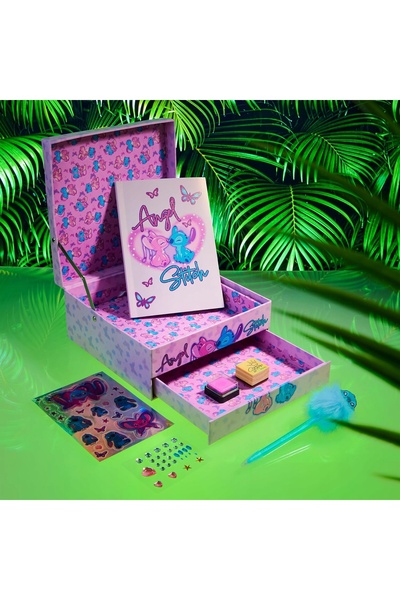 NO BRAND Cutie Rechizite școlare Pachet Roz Caiet Accesorii Copii