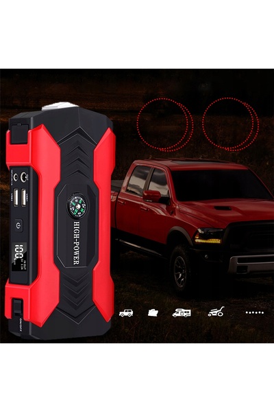 NO BRAND Booster Rozruch Jump Starter Powerbank Lanternă 800A 28000mAh E5 Pro...