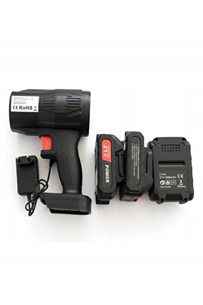 NO BRAND 2xACU 21V TURBO Putere: 300 W 100 km/h Suflantă de grădină portabilă...