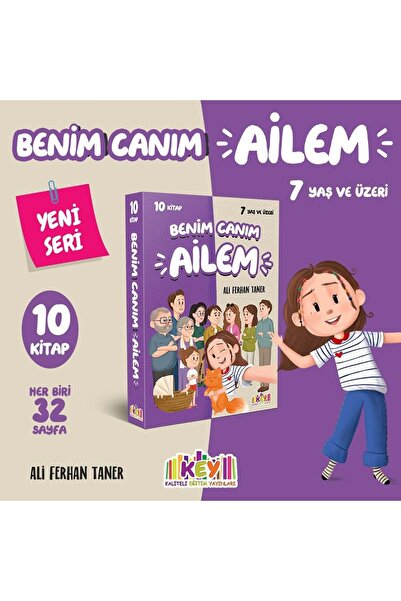 Key Kaliteli Eğitim Yayınları KEY BENİM CANIM AİLEM 10 KİTAP