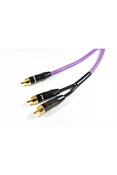 NO BRAND Cablu pentru subwoofer tip Y cinch 2xRCA-RCA Melodika mdswy20 - 2m