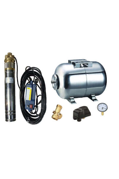 Apc Kit complet sistem de presurizare, pompă submersibilă SKM 200/24, rezervo...