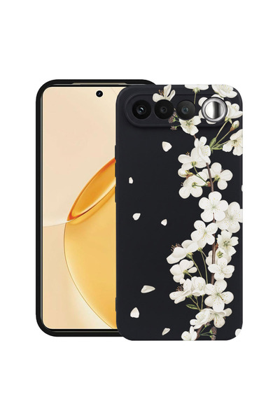 bestcase ®   Husă TPU Ultra Subțire pentru Realme 16, Florală - Floare de cir...